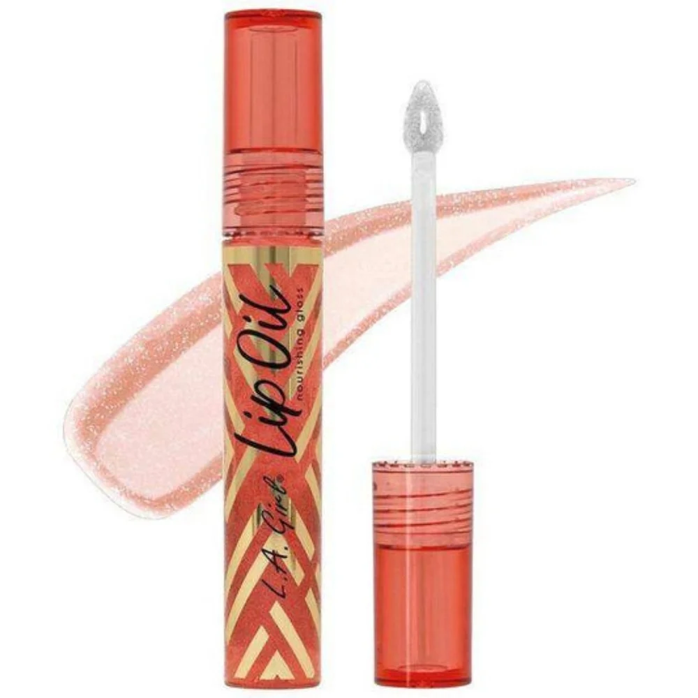 LA Girl Lip Oil Nourishing Gloss, Shimmer Grapefruit